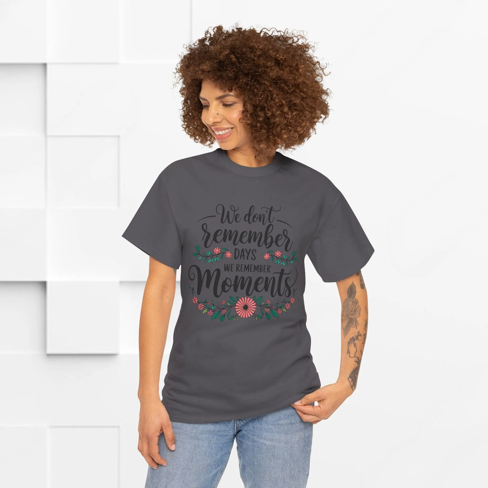 Moments Remembrance Unisex Heavy Cotton Tee - Inspirational Graphic Shirt