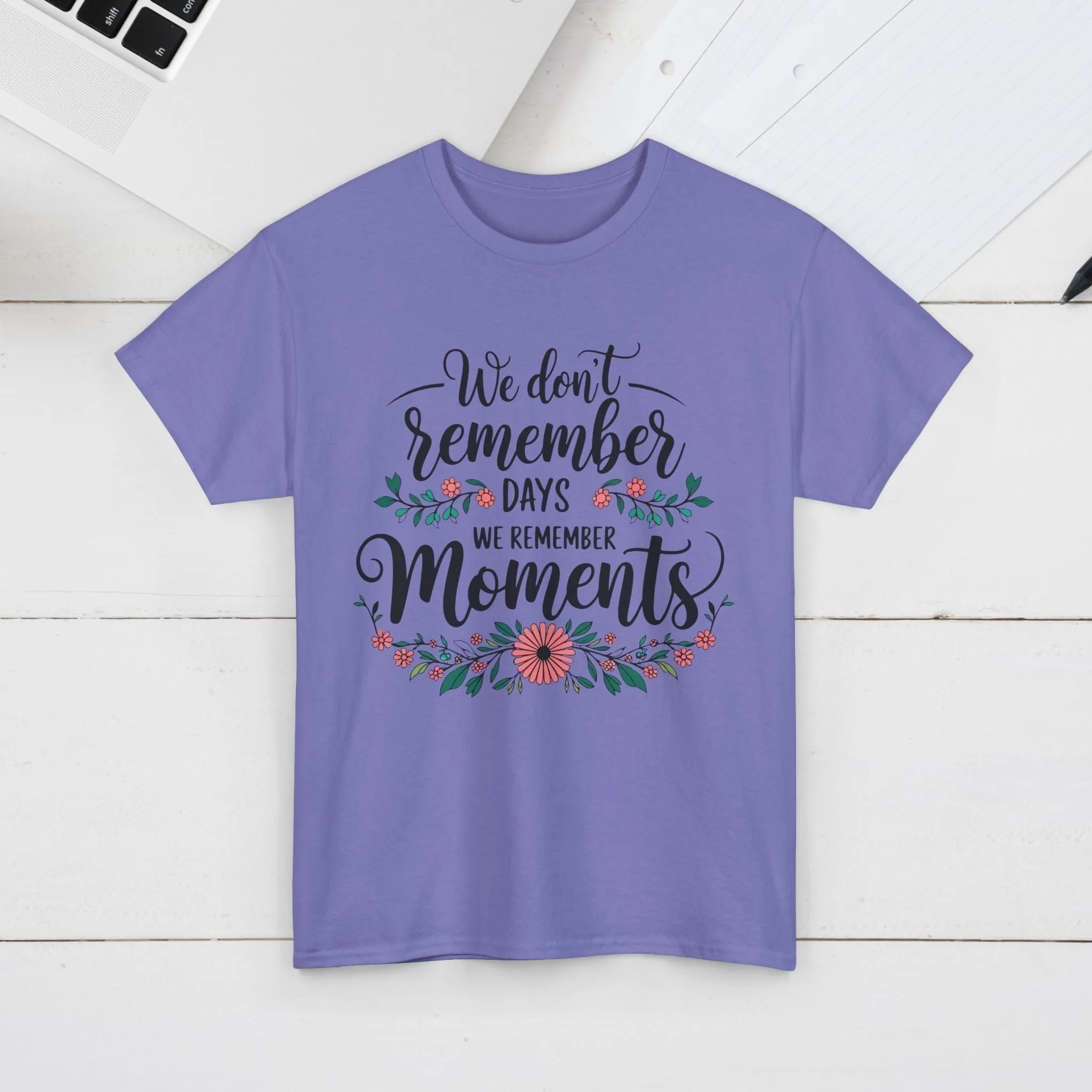 Moments Remembrance Unisex Heavy Cotton Tee - Inspirational Graphic Shirt