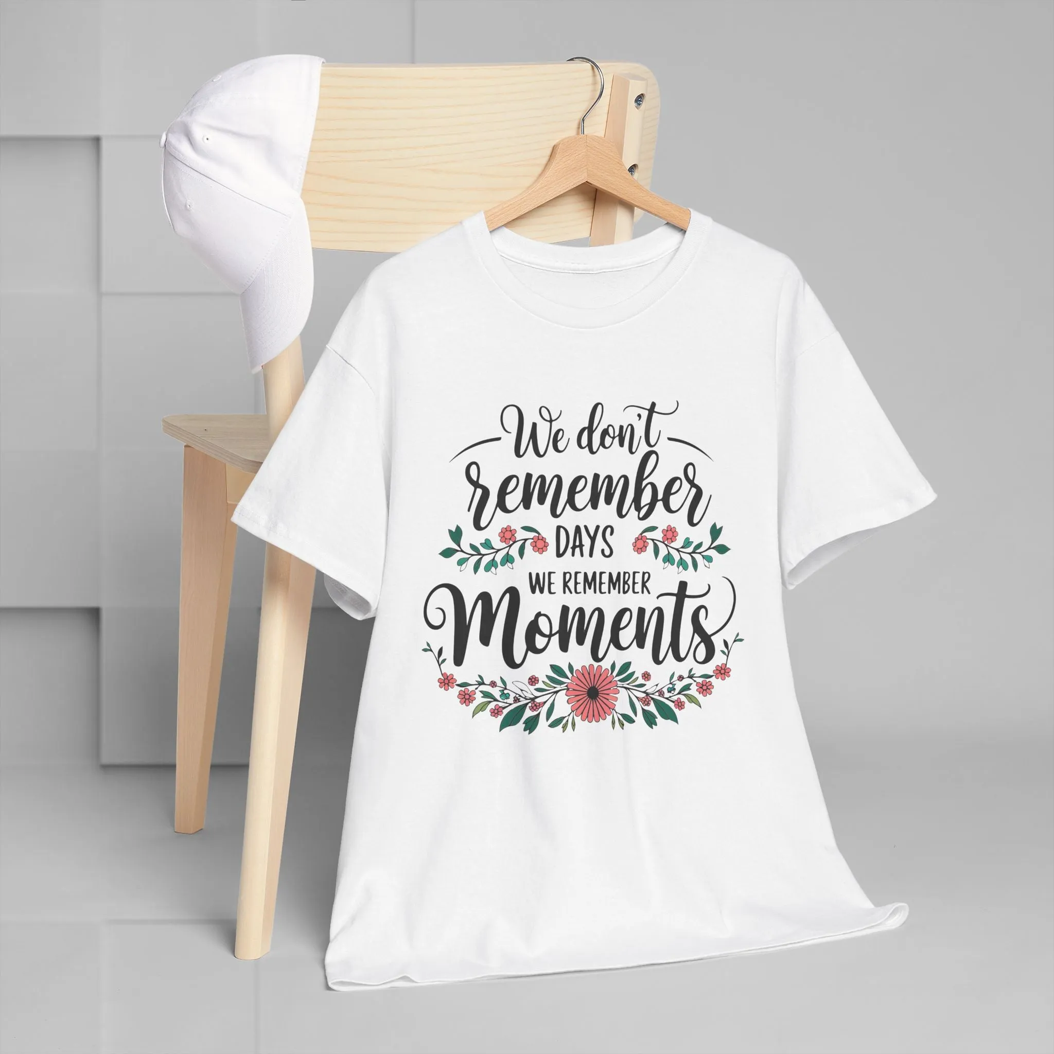 Moments Remembrance Unisex Heavy Cotton Tee - Inspirational Graphic Shirt