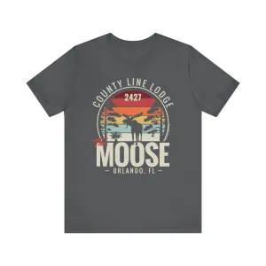 Moose Lodge 2427 - Florida Moose Sunset - Unisex T-Shirt (Front Print Only)