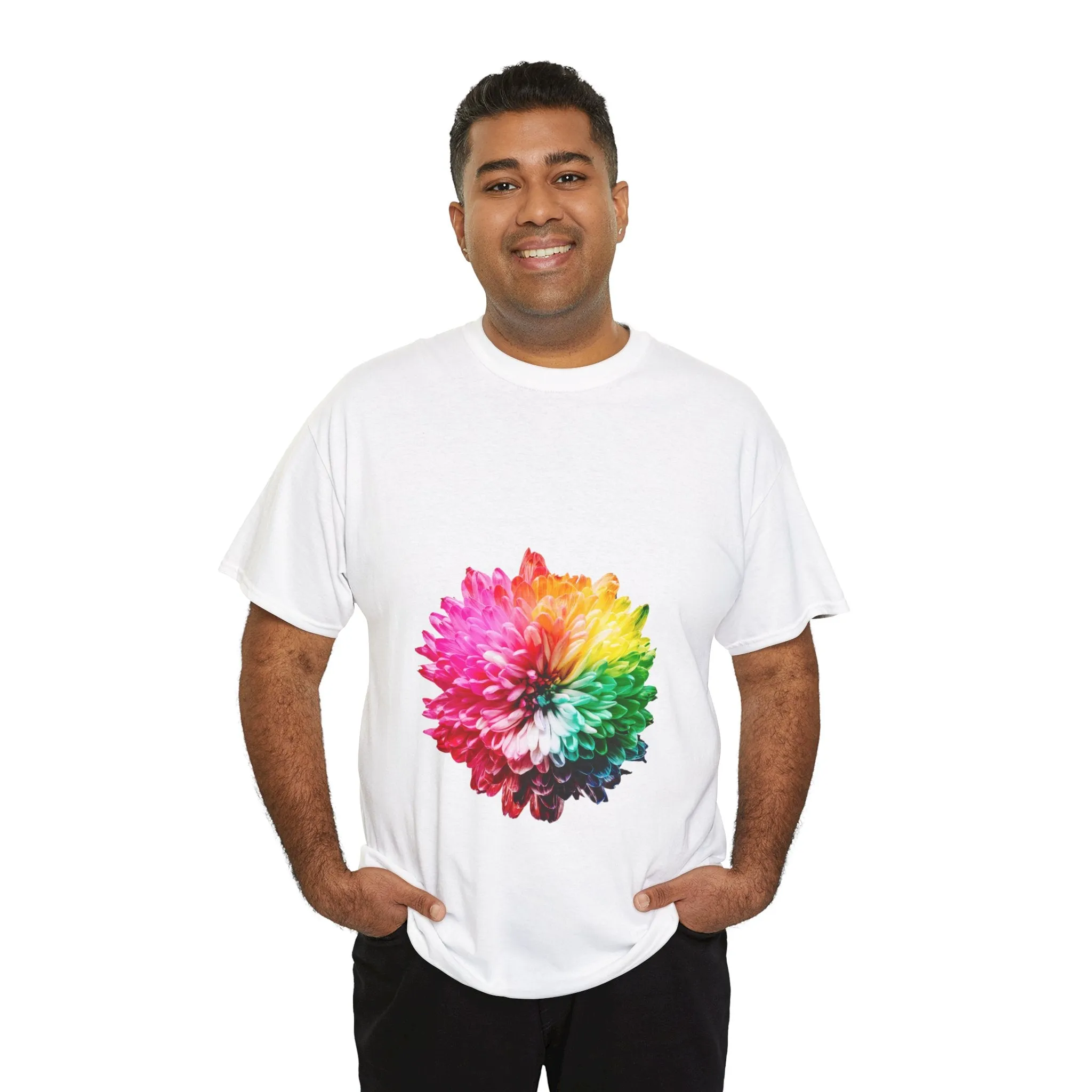 MultiColor Flower Cotton Tee