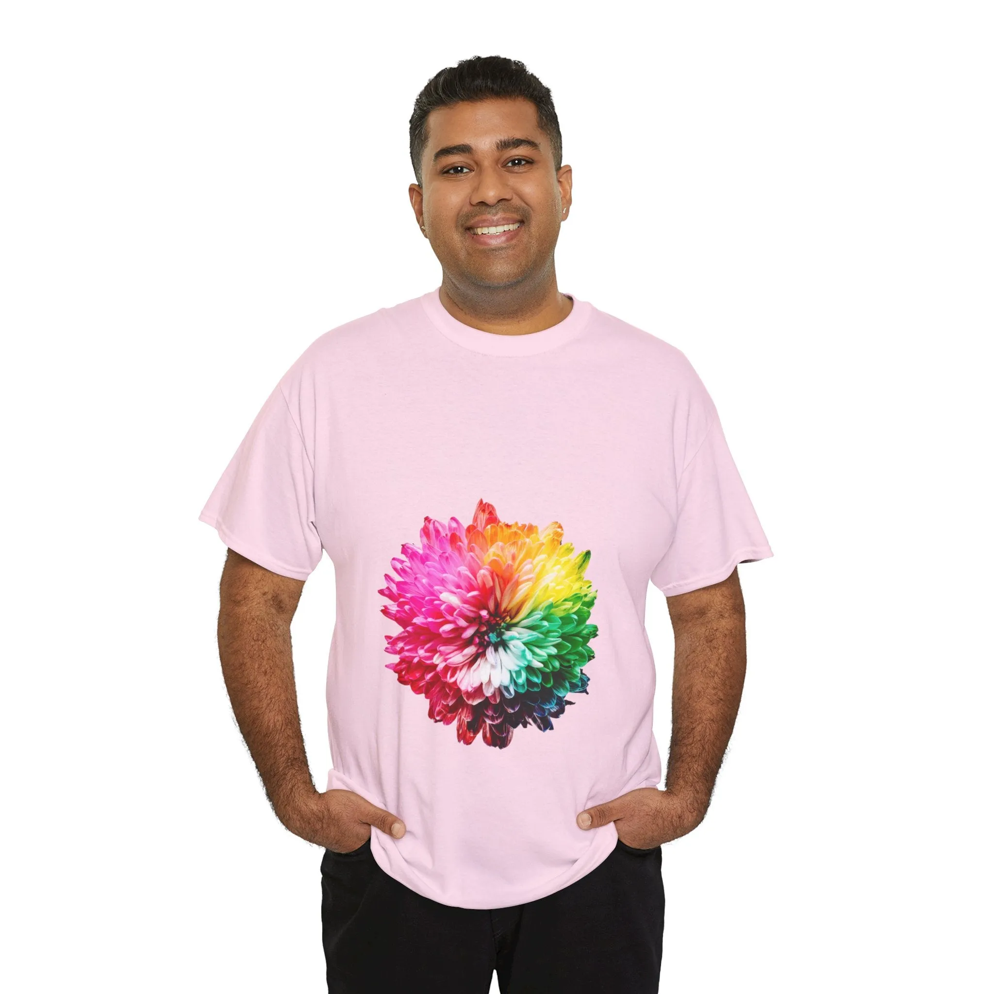 MultiColor Flower Cotton Tee