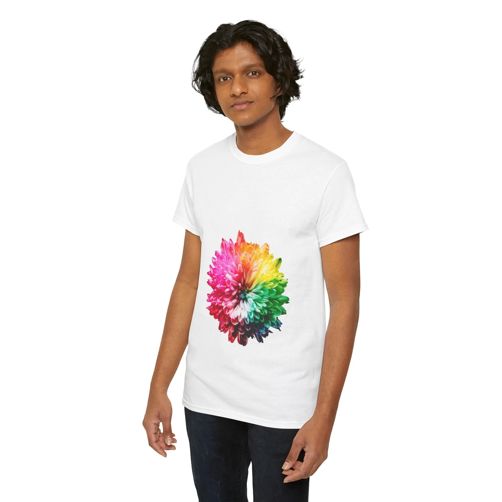 MultiColor Flower Cotton Tee