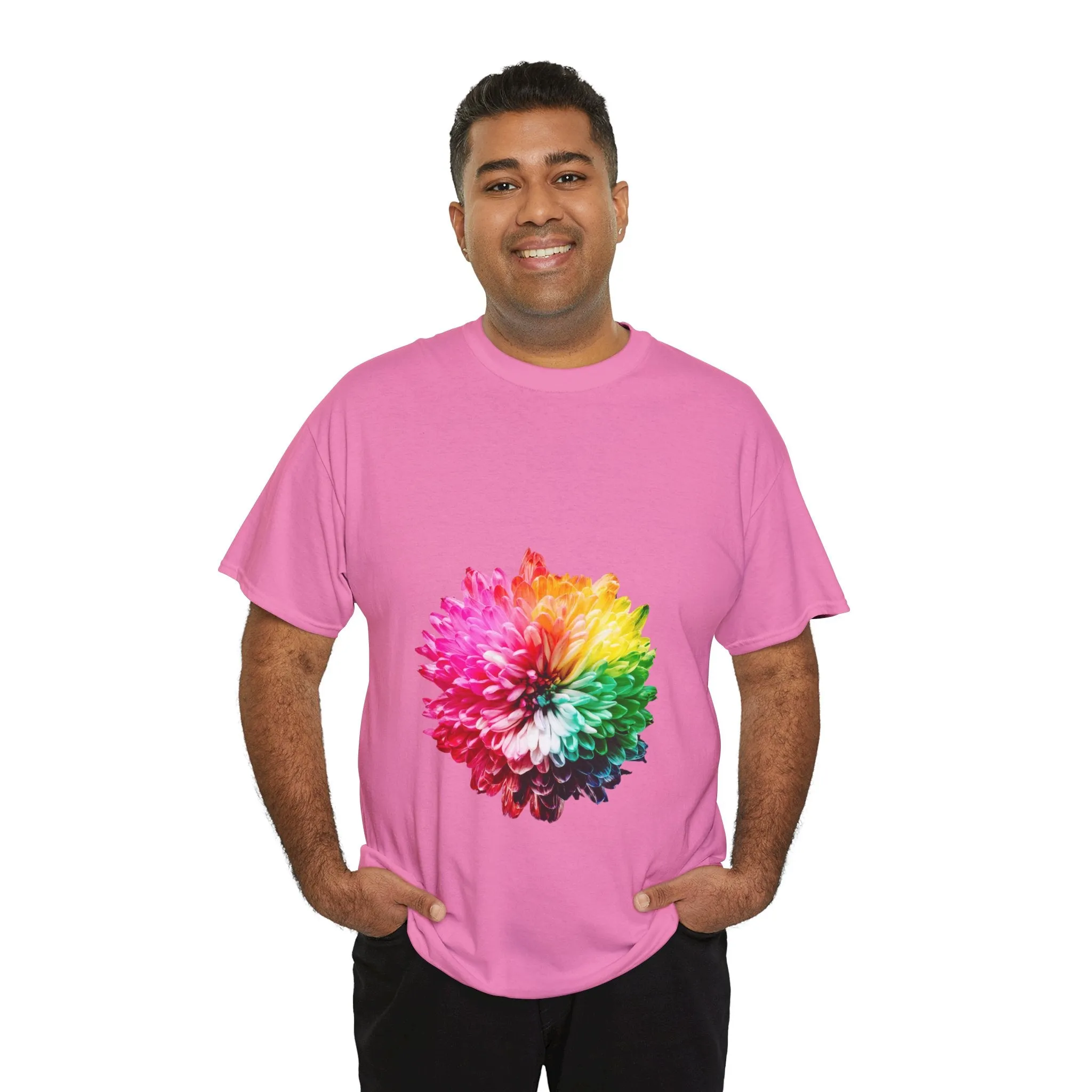 MultiColor Flower Cotton Tee
