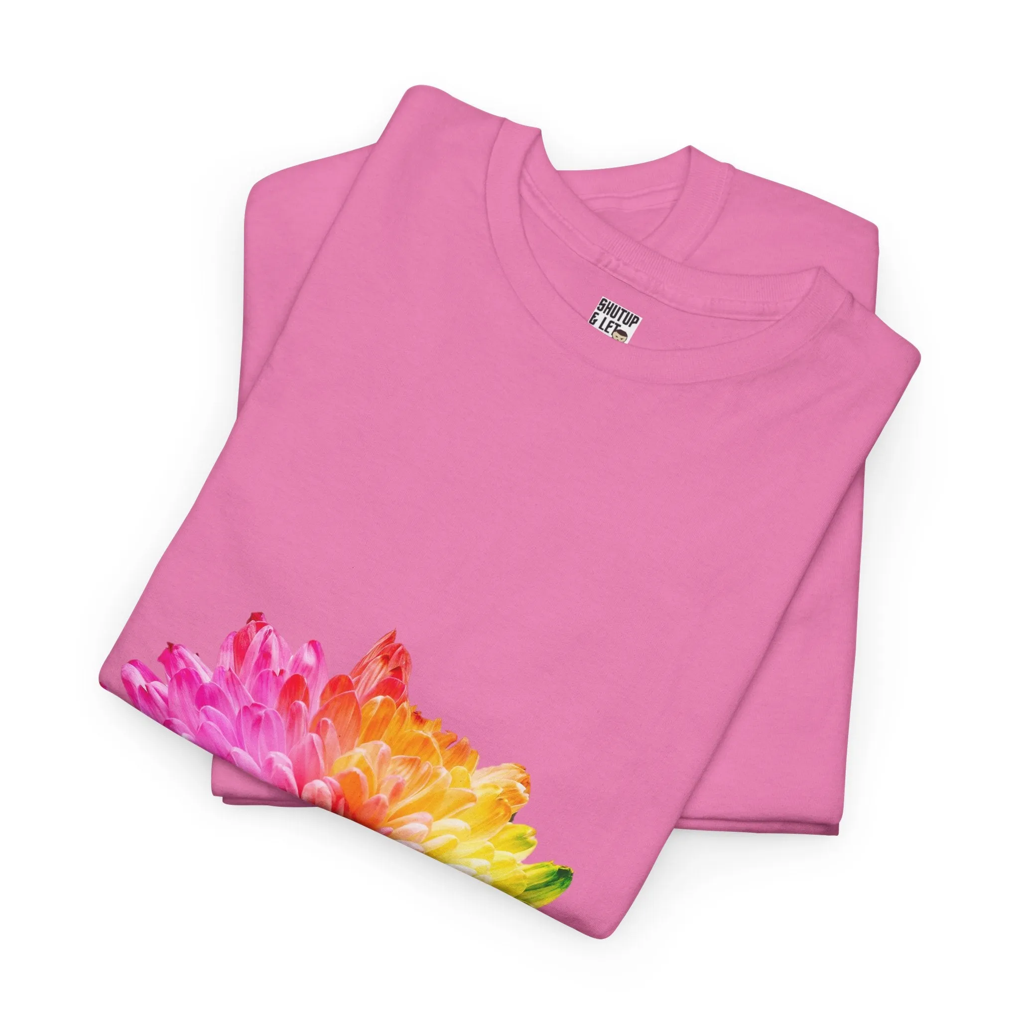 MultiColor Flower Cotton Tee