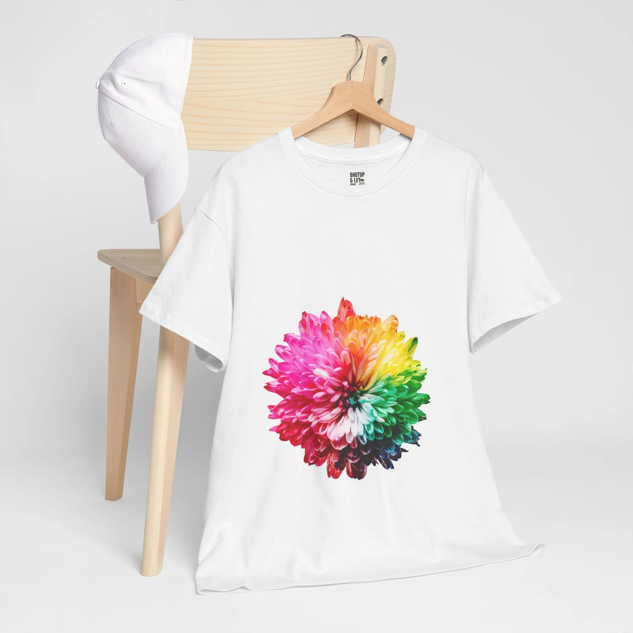 MultiColor Flower Cotton Tee