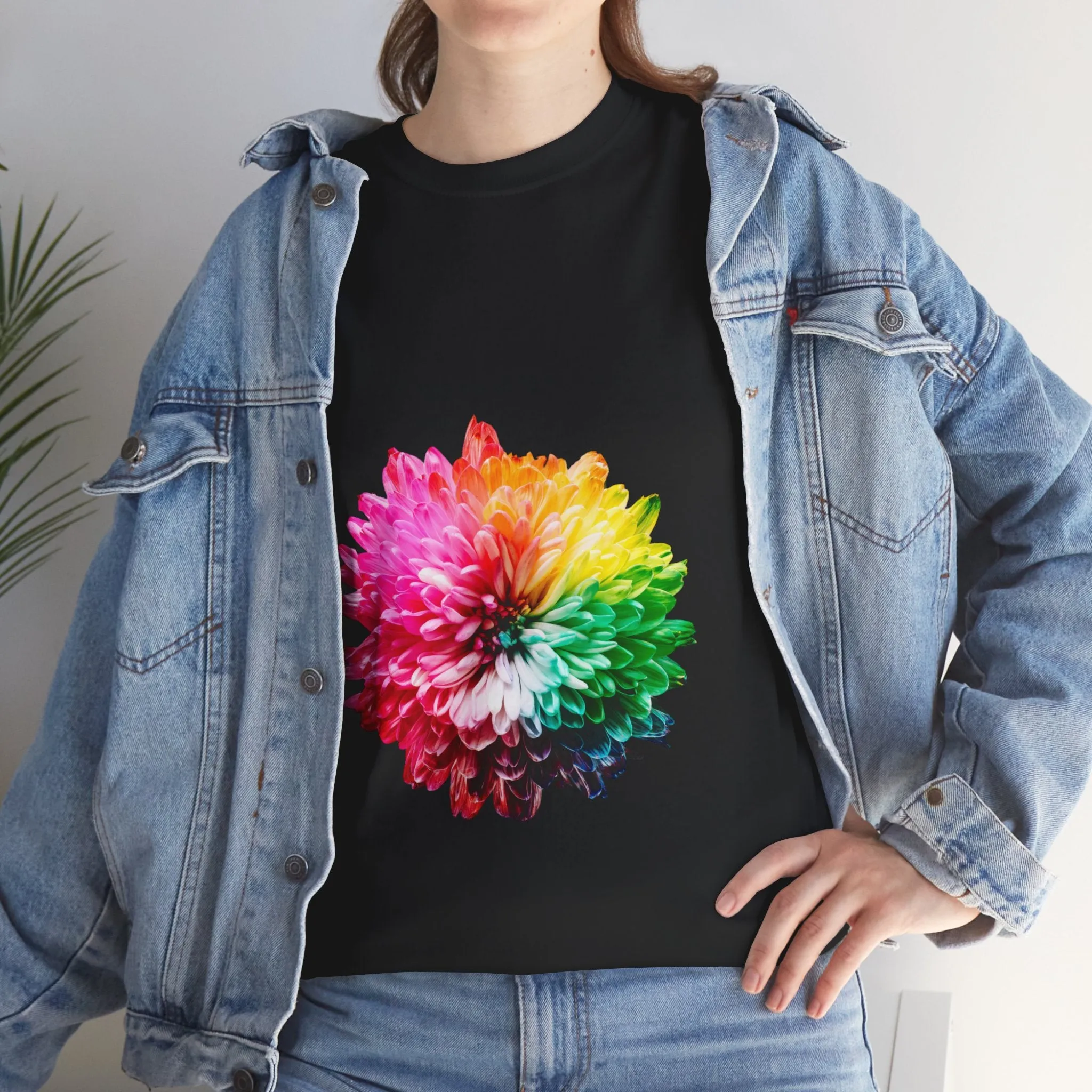 MultiColor Flower Cotton Tee