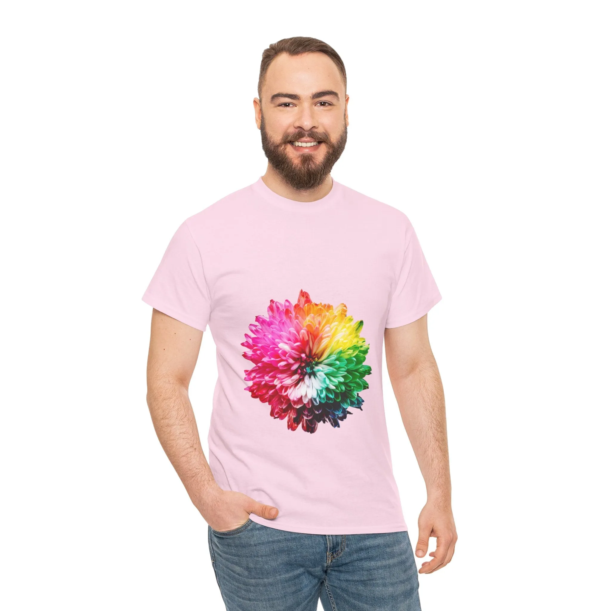 MultiColor Flower Cotton Tee