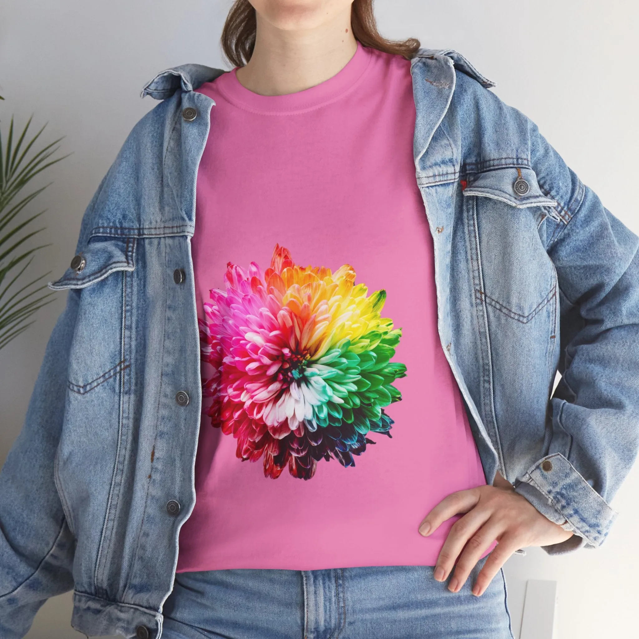 MultiColor Flower Cotton Tee