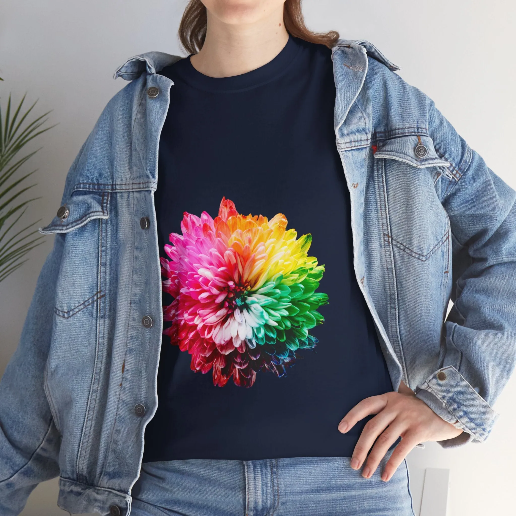 MultiColor Flower Cotton Tee