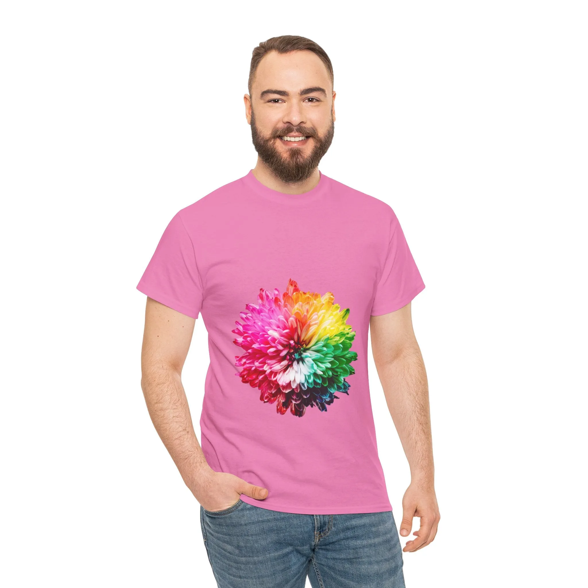MultiColor Flower Cotton Tee