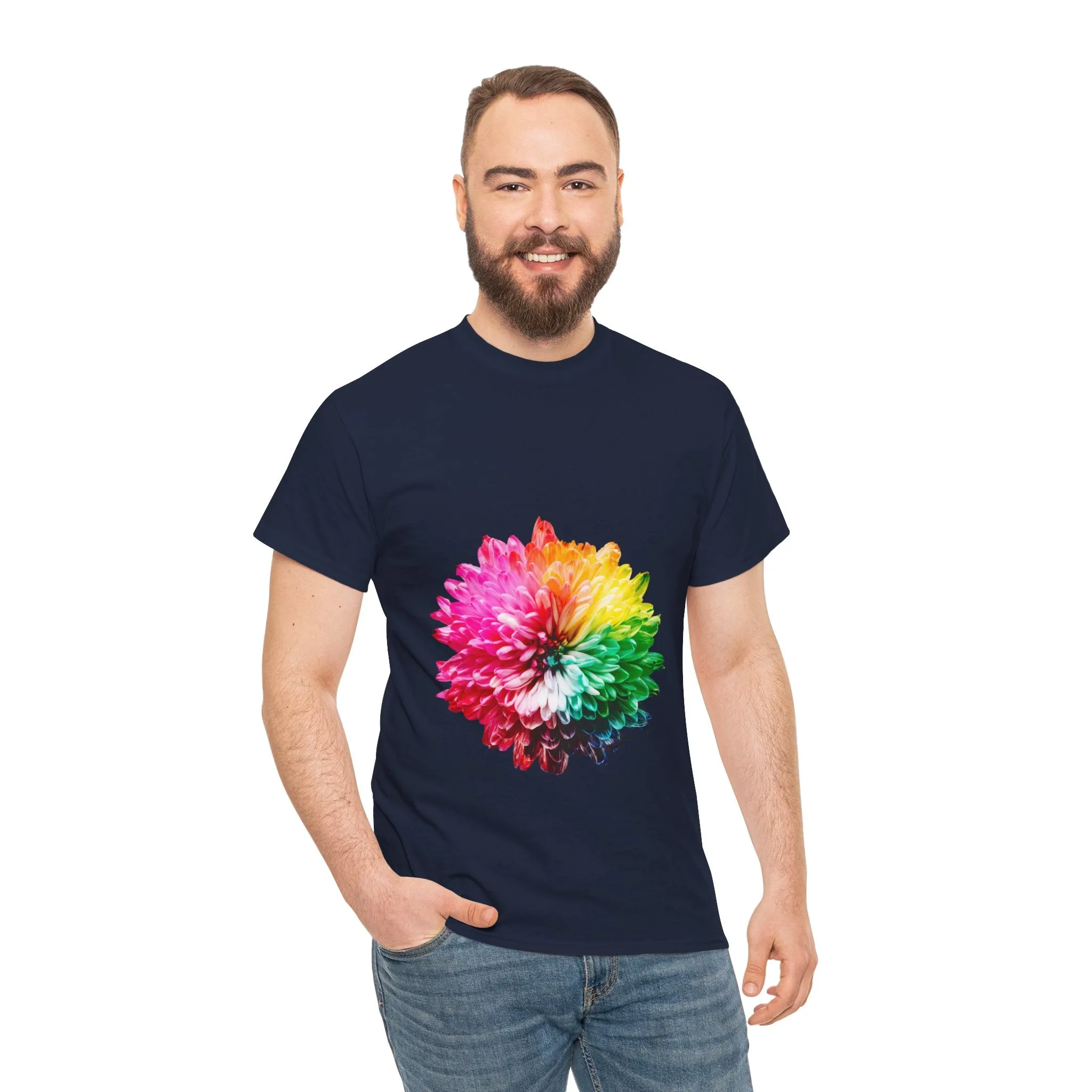 MultiColor Flower Cotton Tee