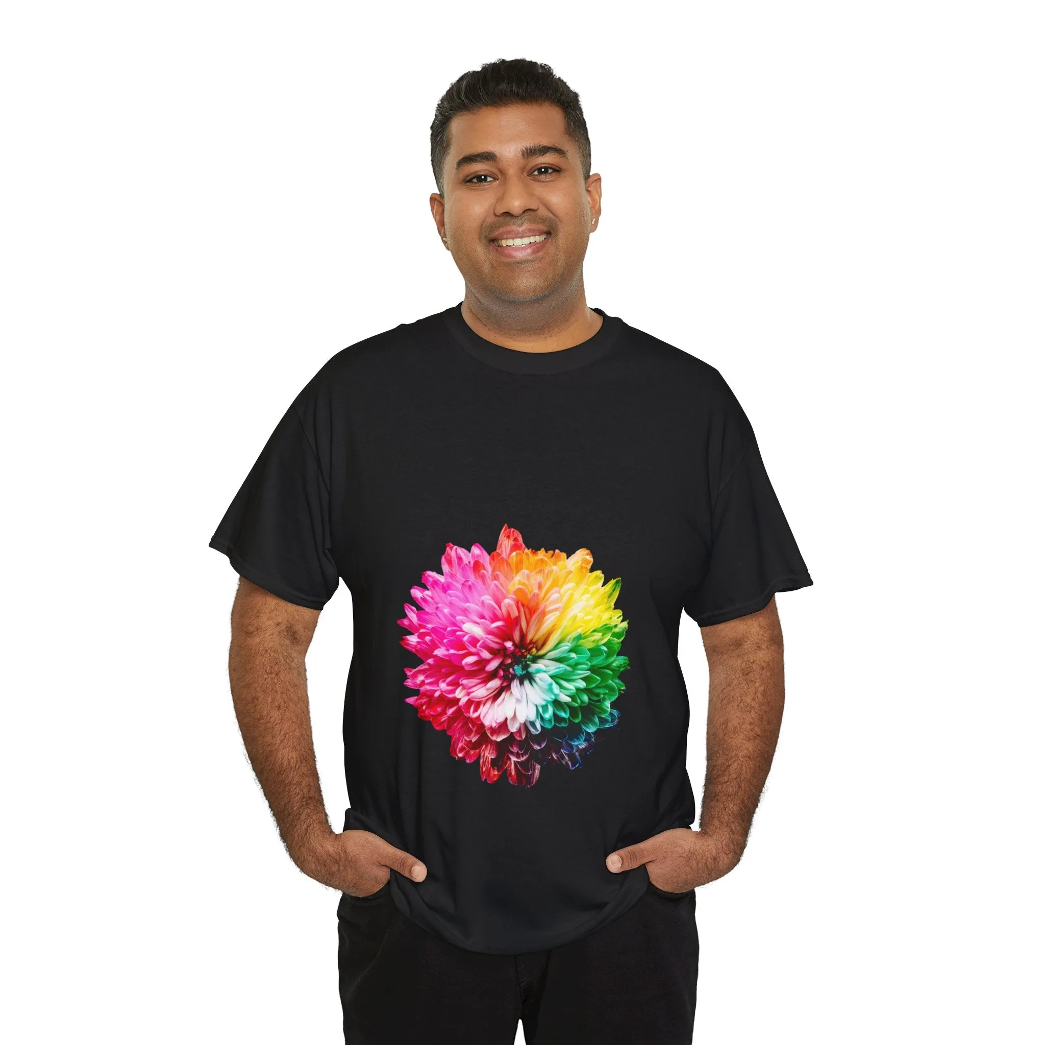 MultiColor Flower Cotton Tee