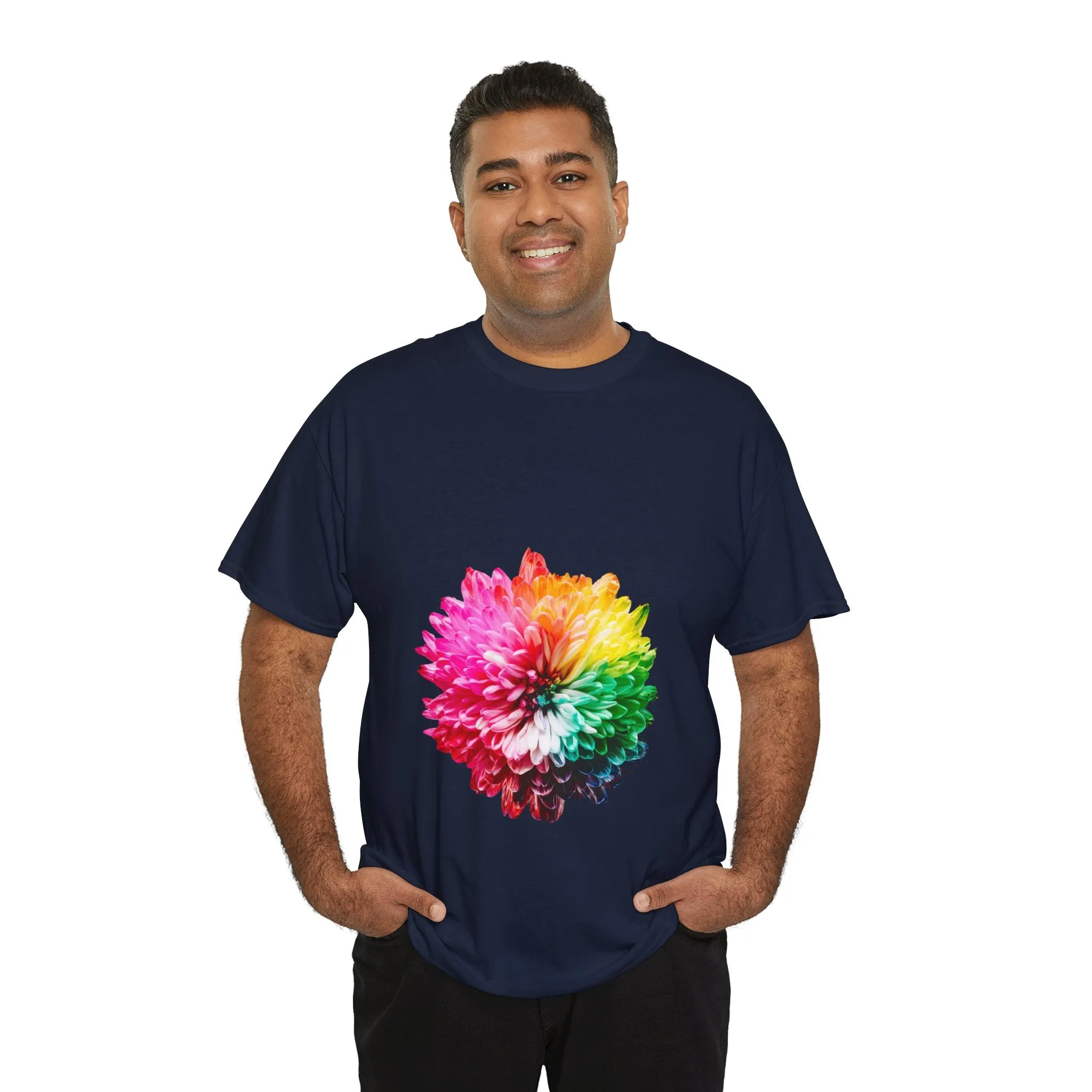 MultiColor Flower Cotton Tee