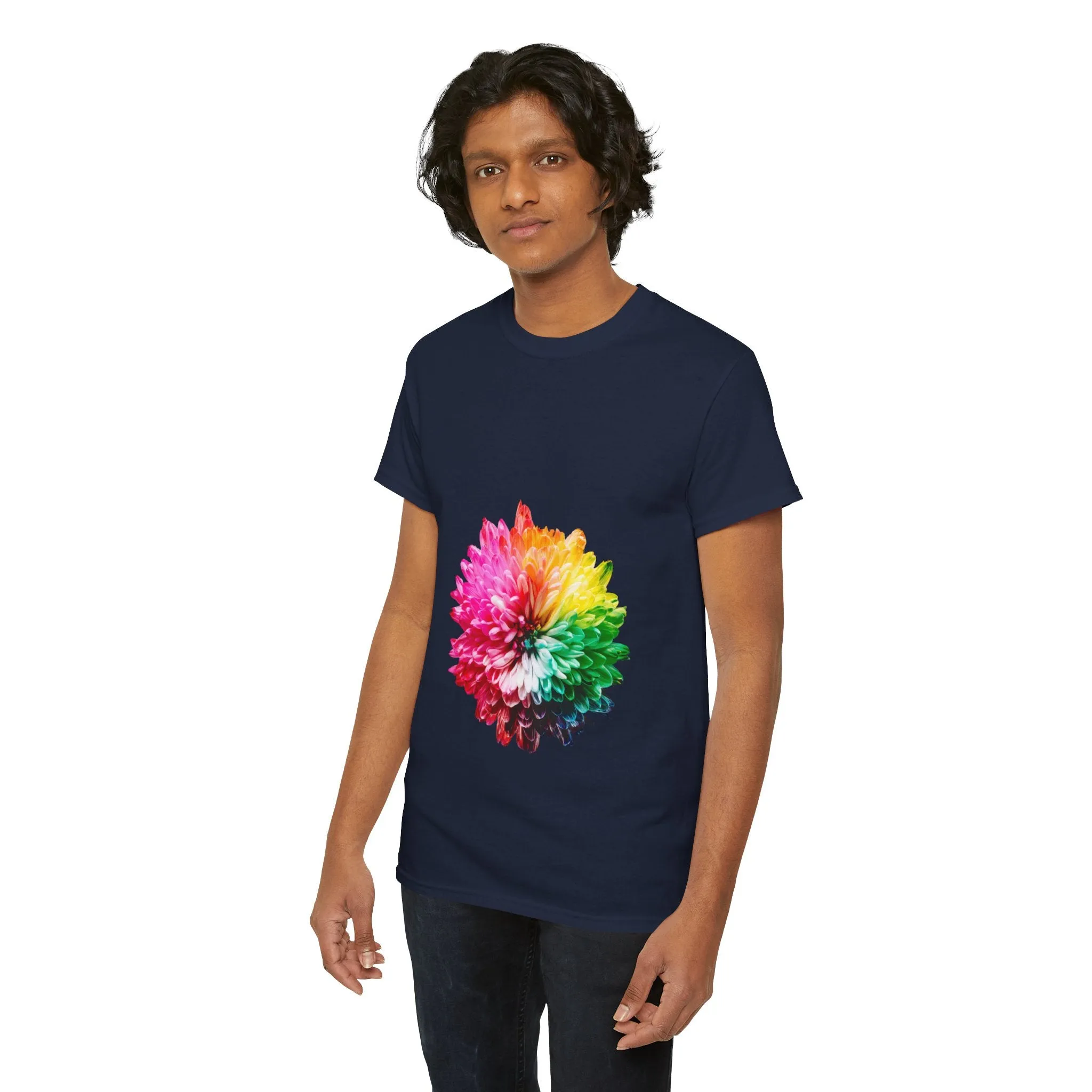 MultiColor Flower Cotton Tee
