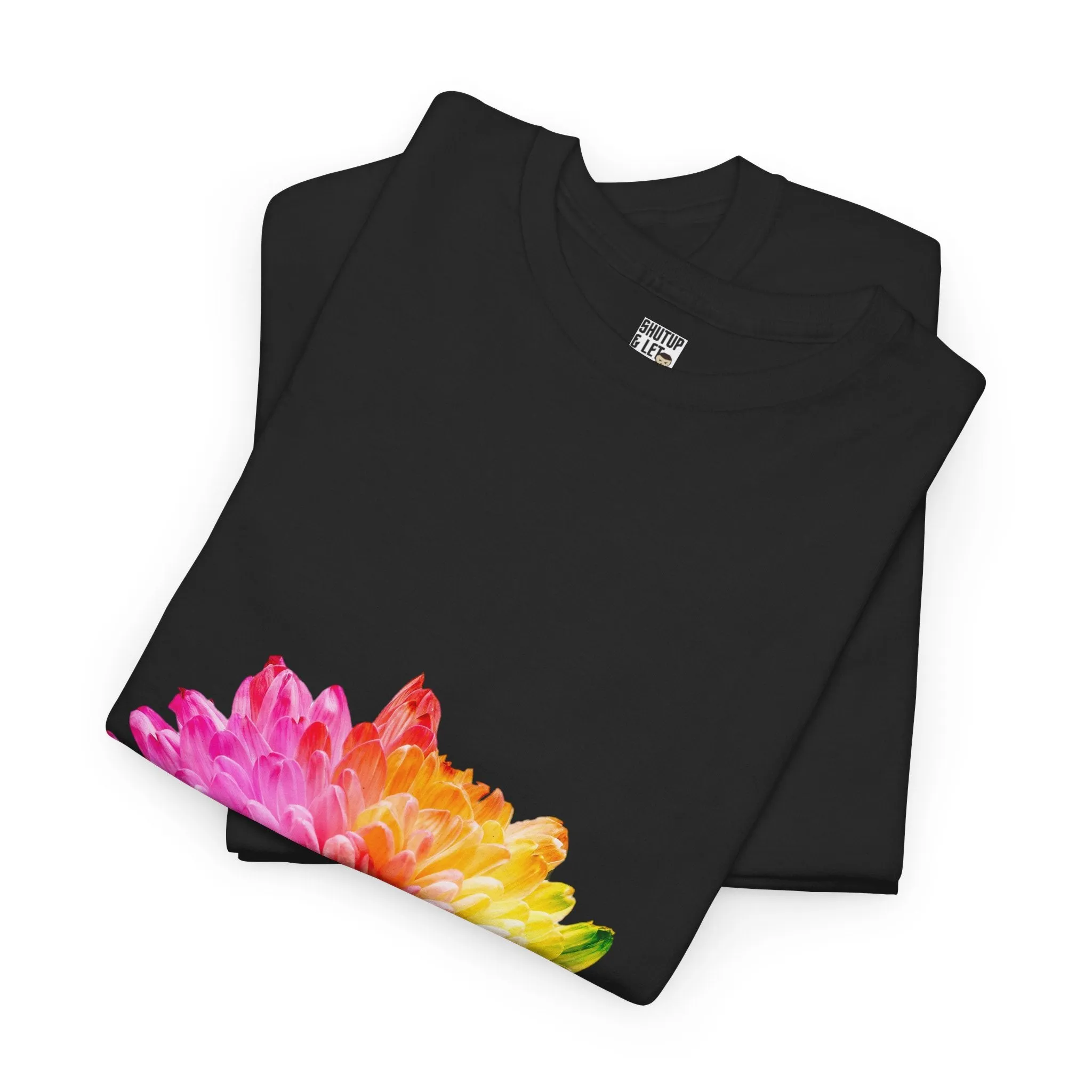 MultiColor Flower Cotton Tee
