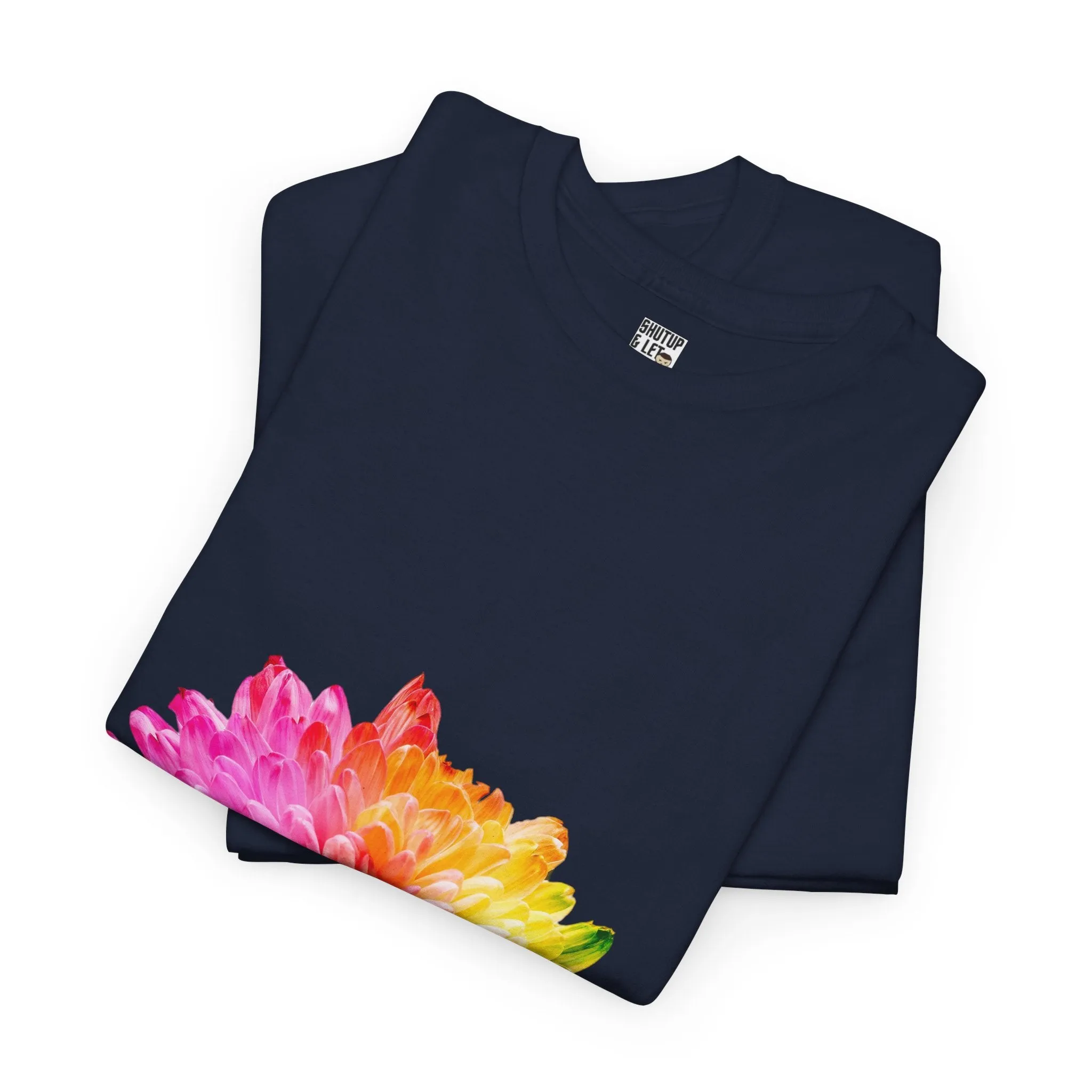 MultiColor Flower Cotton Tee