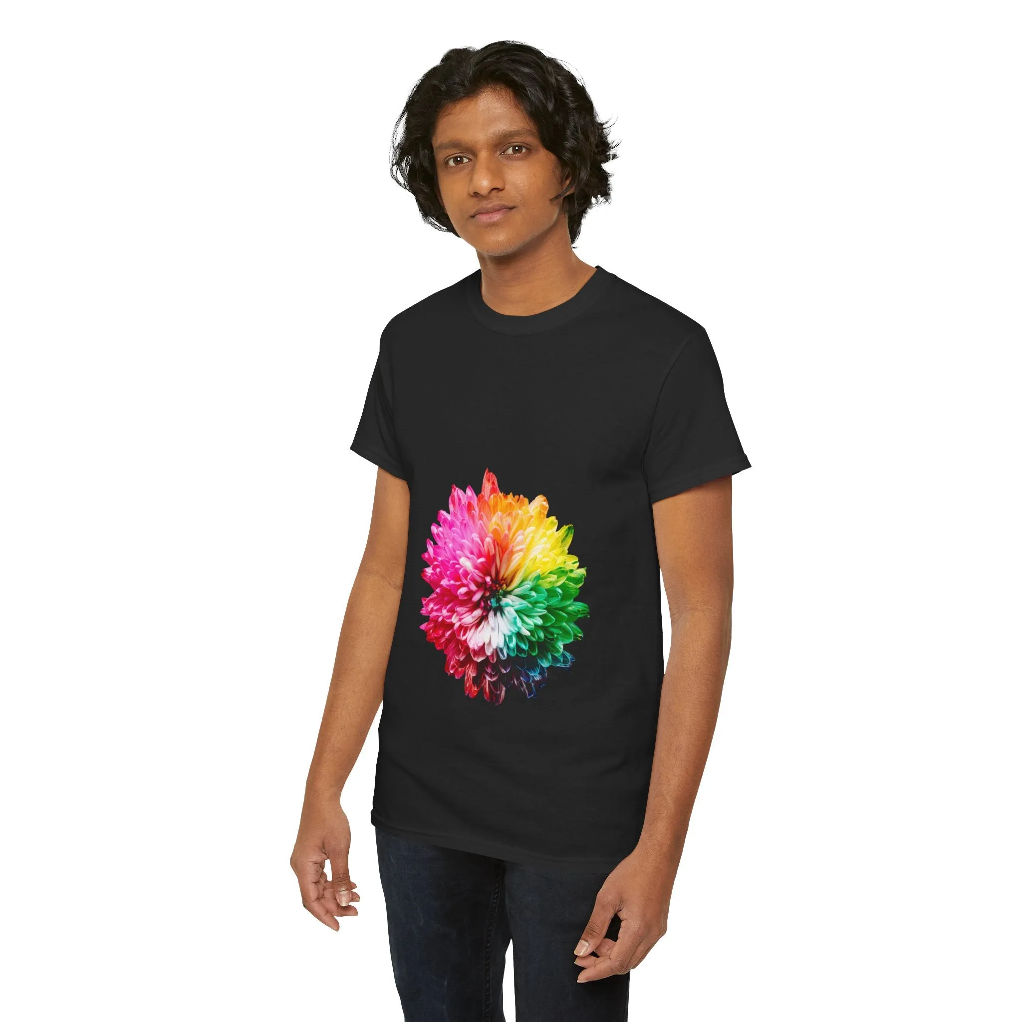MultiColor Flower Cotton Tee