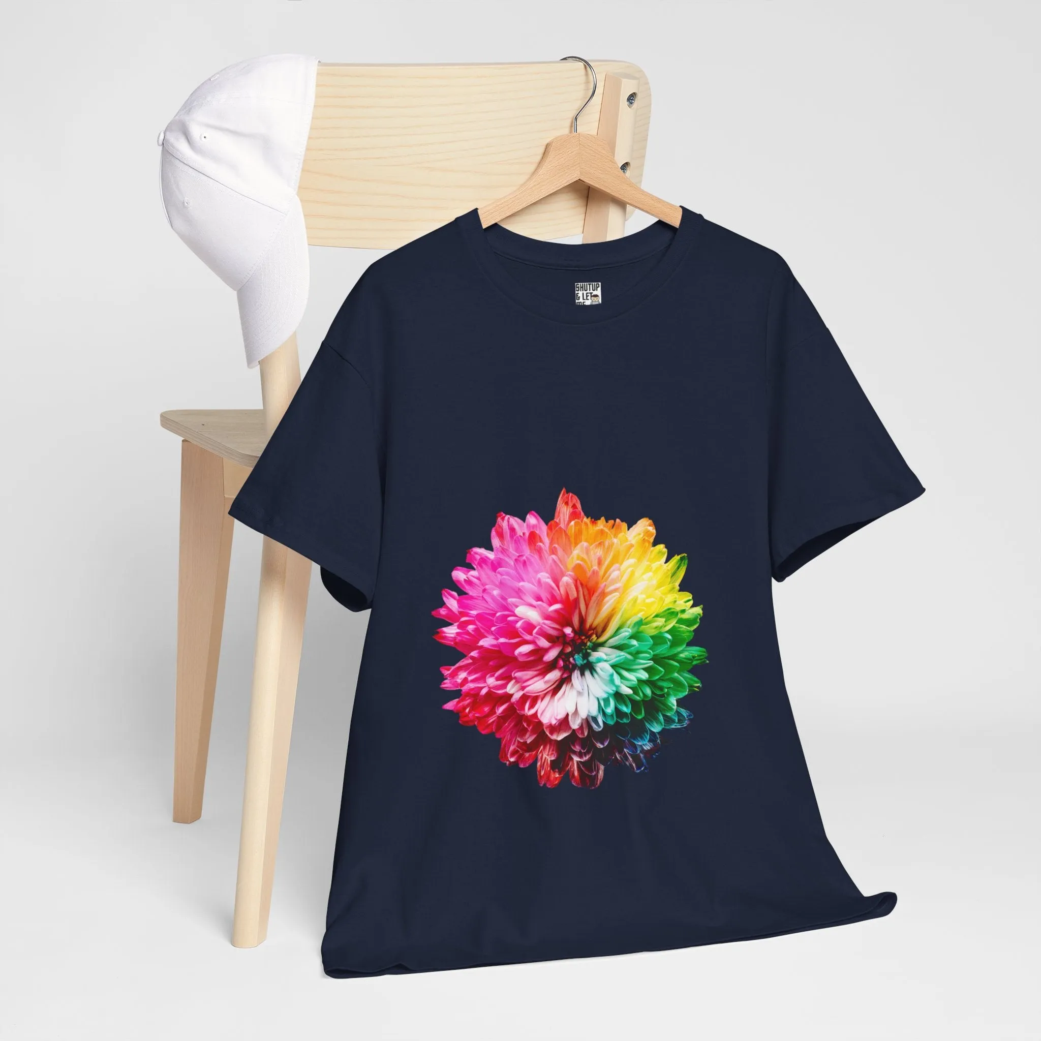 MultiColor Flower Cotton Tee