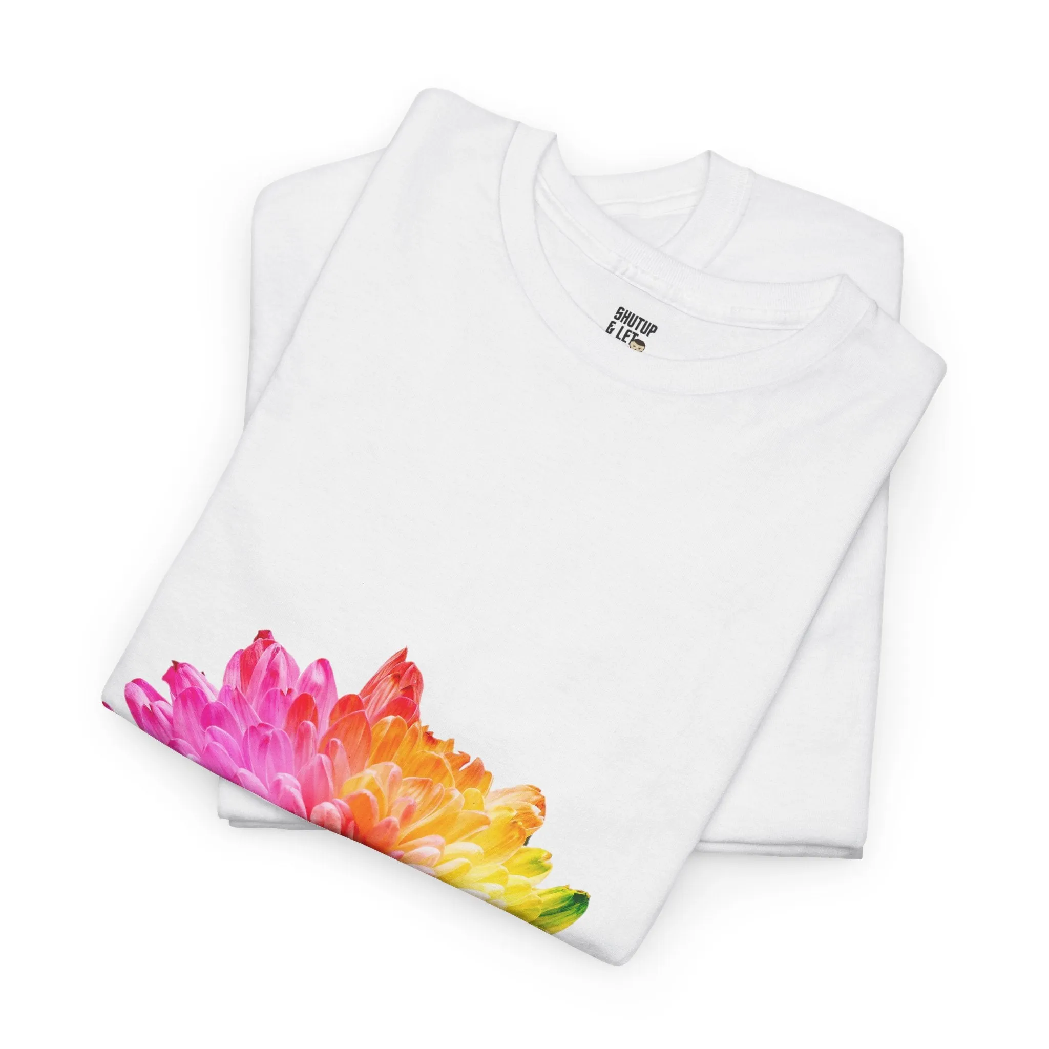MultiColor Flower Cotton Tee