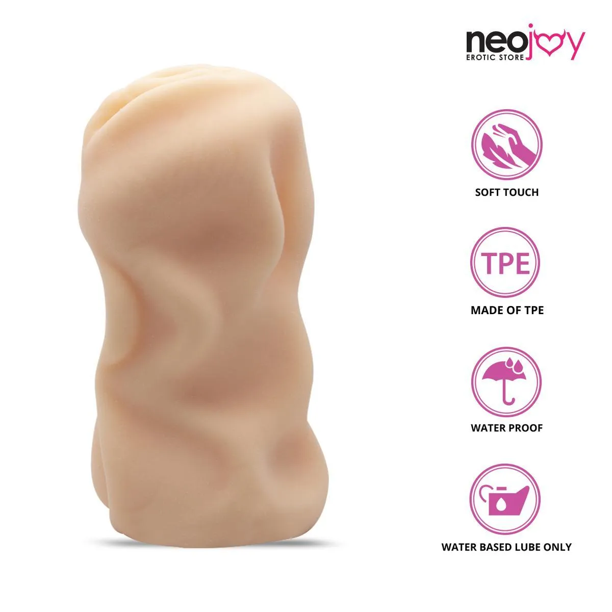 Neojoy Pocket Pussy TPE Realistic Vagina & Ass - Flesh