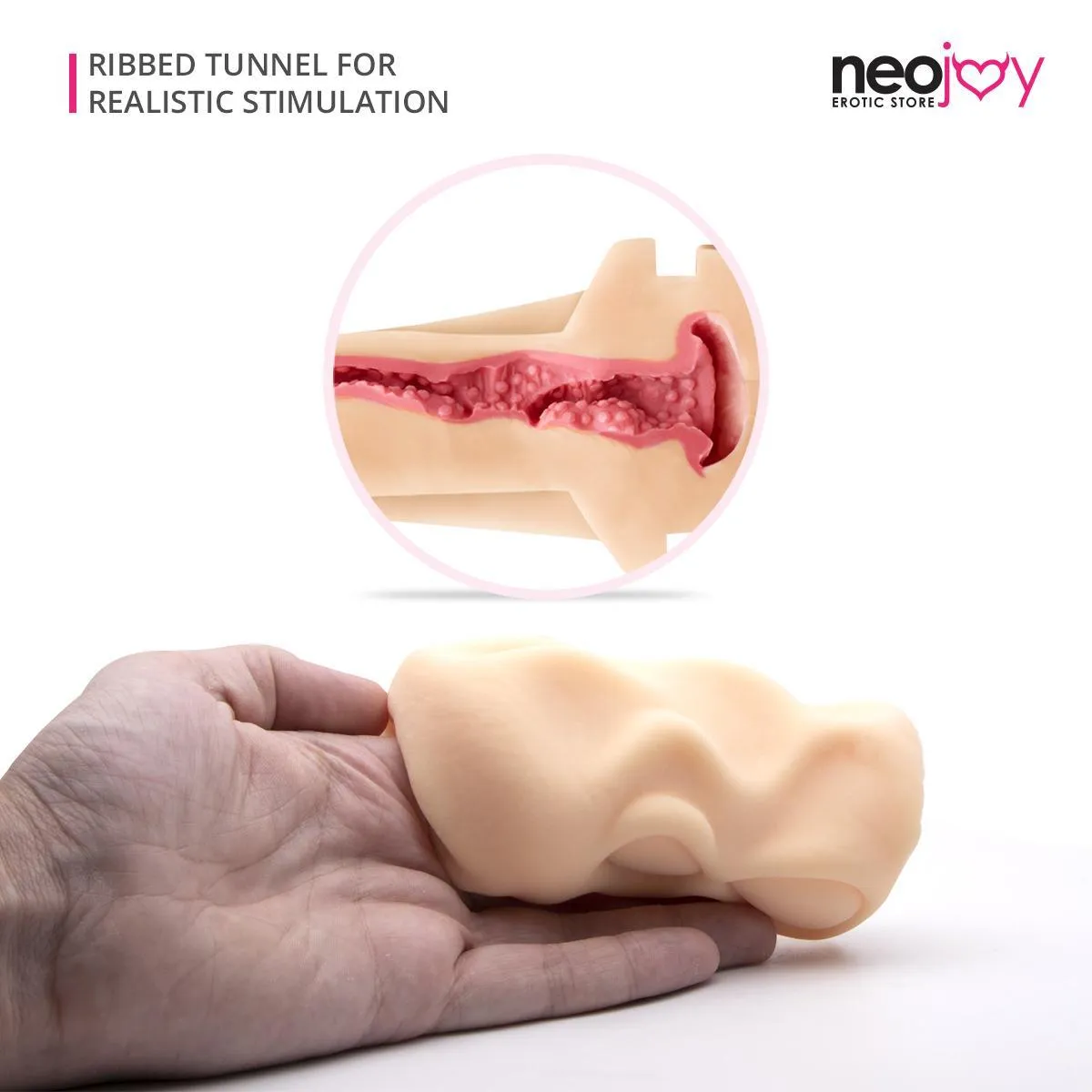 Neojoy Pocket Pussy TPE Realistic Vagina & Ass - Flesh