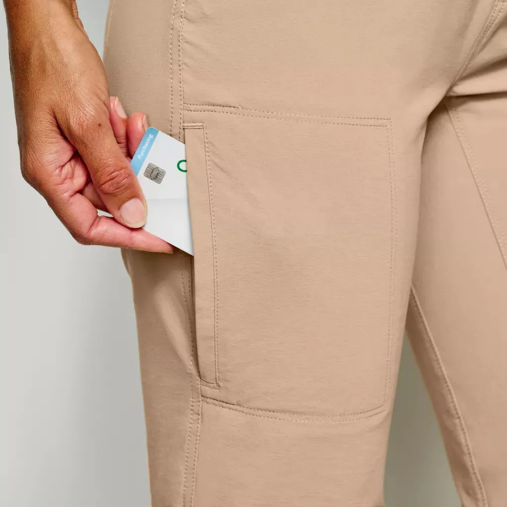 New Orvis Women's Jackson Quick-Dry Natural Fit Straight-Leg Pants