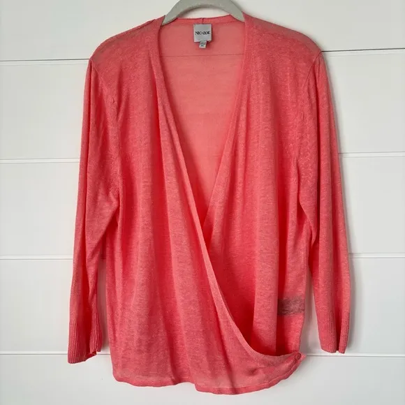 NIC ZOE Lightweight 4-Way Cardigan Women's Size XL