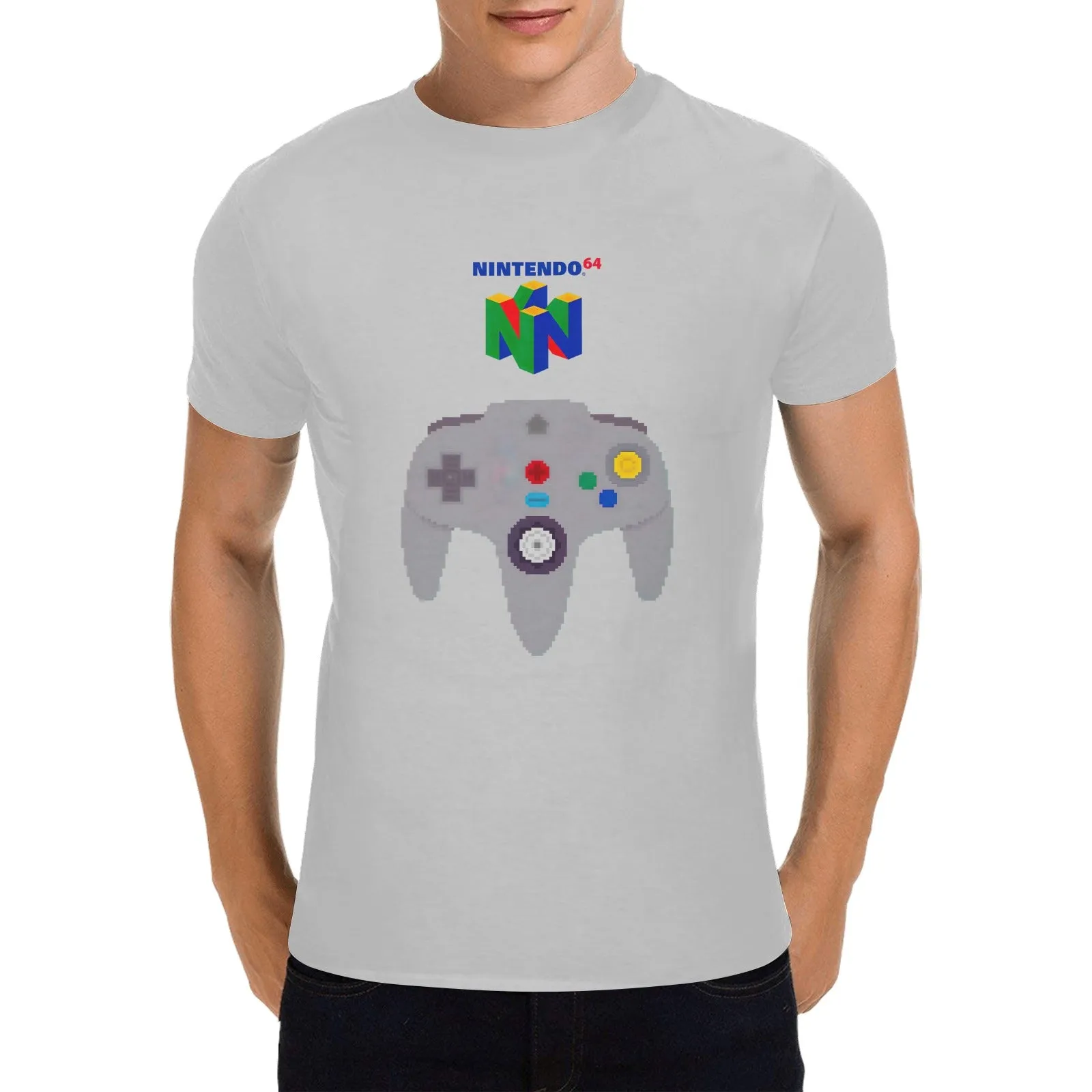 Nintendo 64 Controller Men's T-shirt 100% Cotton