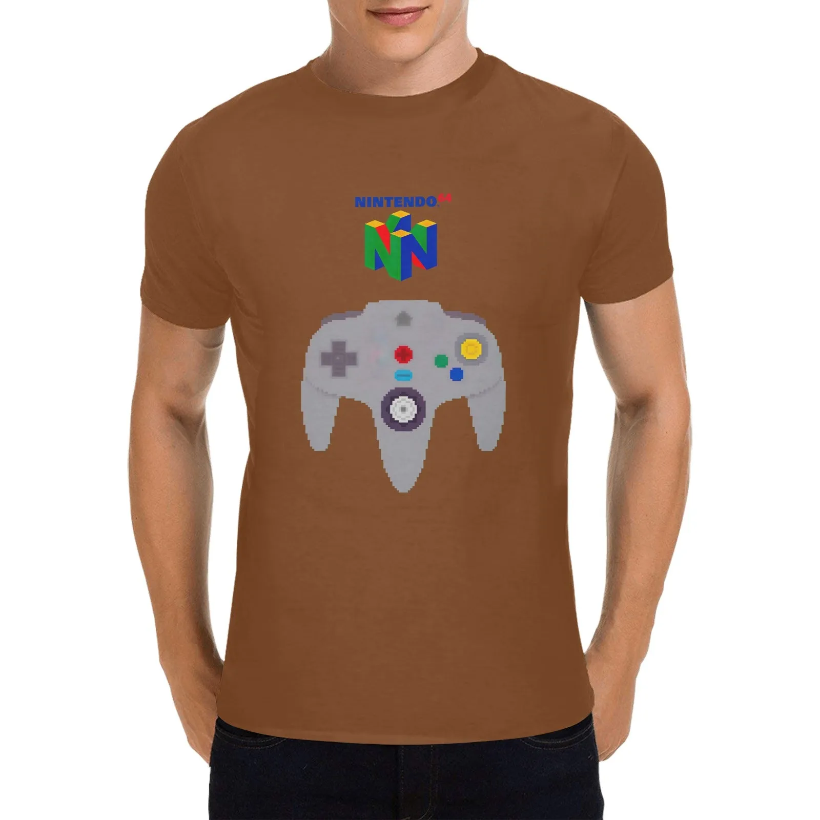 Nintendo 64 Controller Men's T-shirt 100% Cotton