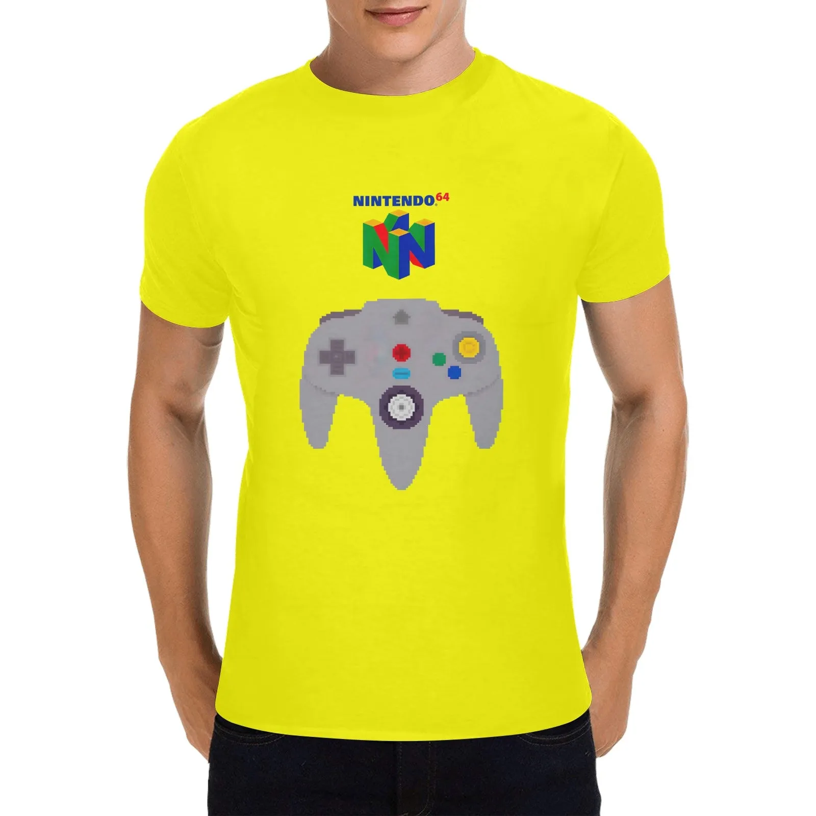 Nintendo 64 Controller Men's T-shirt 100% Cotton