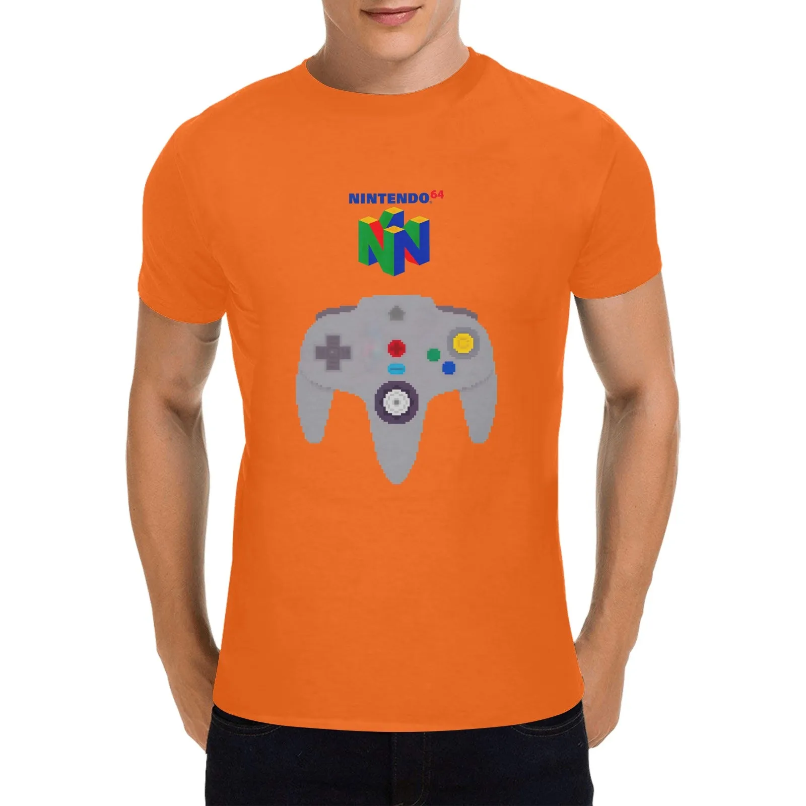 Nintendo 64 Controller Men's T-shirt 100% Cotton