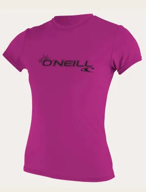 Oneill Basic Skins SS  Rash Tee 3547 - Fox Pink