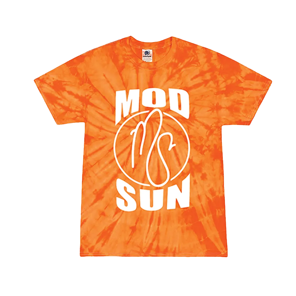 Orange Tie Dye Tee