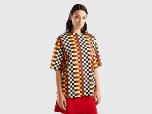 Oversized Crew Neck Printed T-Shirt