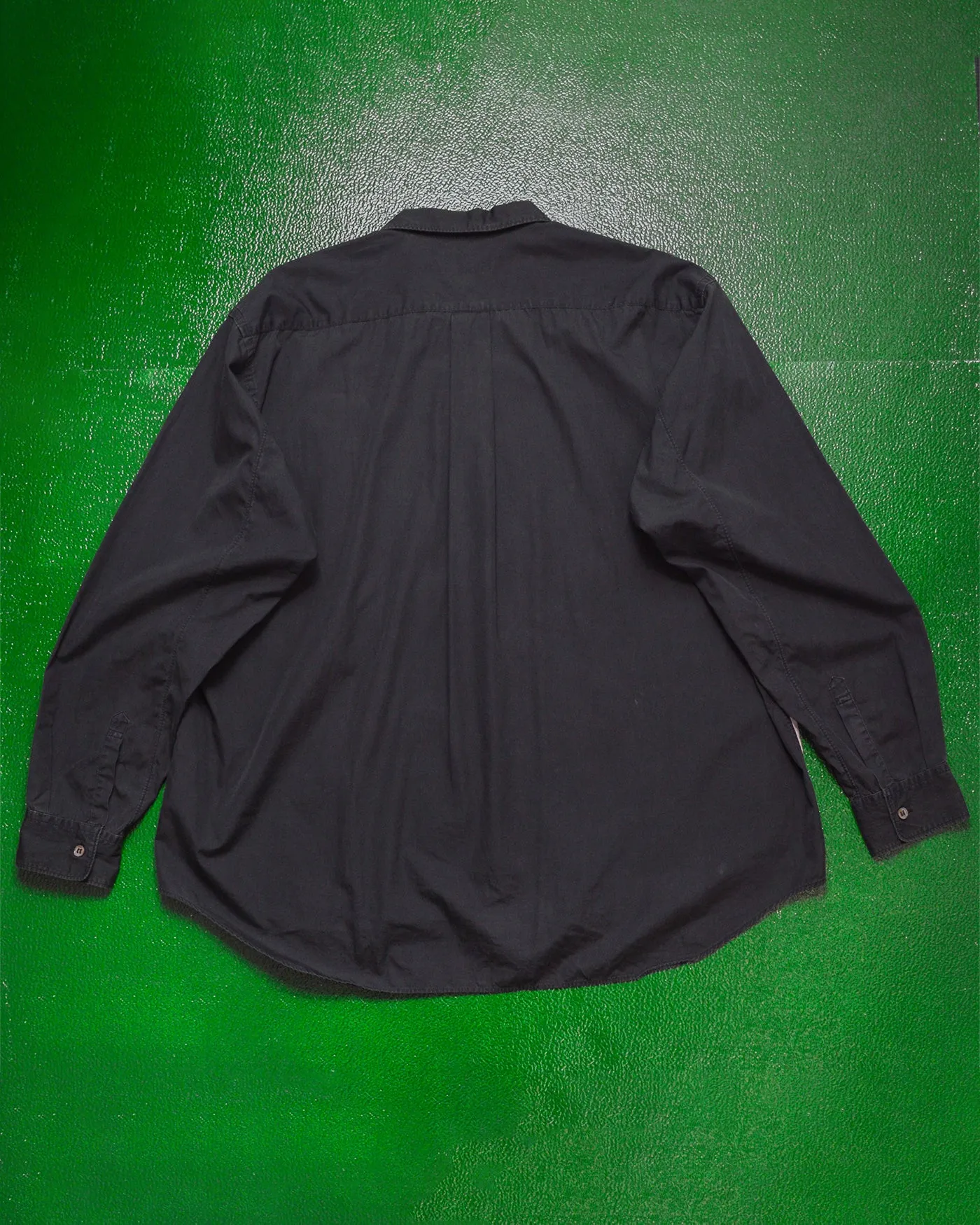 Pastel Panelled Front Black Shirt (M~L)