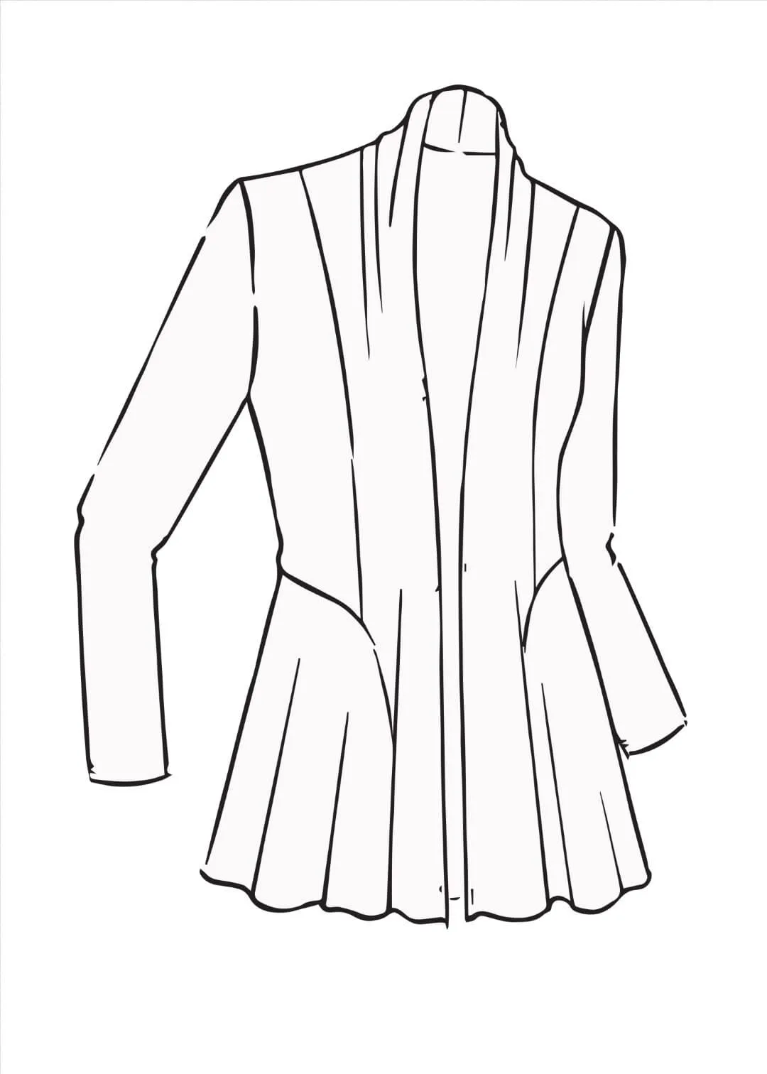 PAULA RYAN ESSENTIALS Easy Fit Panelled Cardigan - MicroModal - White