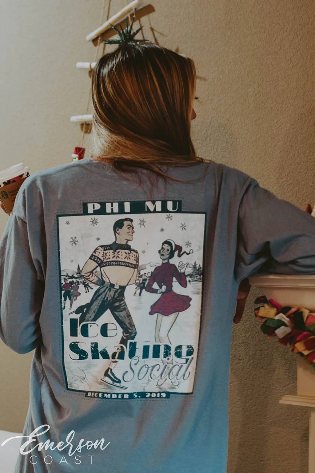 Phi Mu Ice Skating Social Tshirt