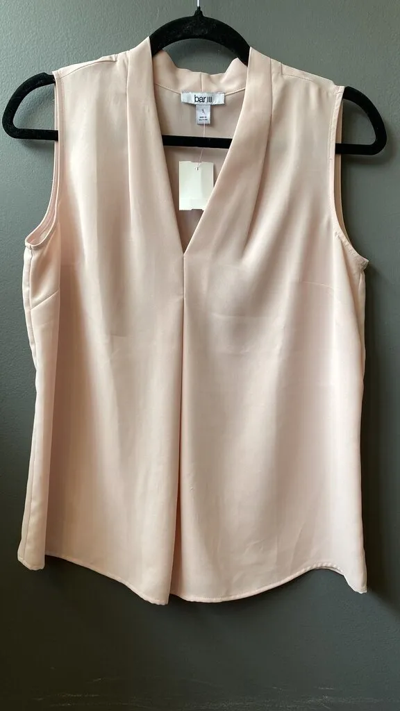 Pleat Front Tank Blouse