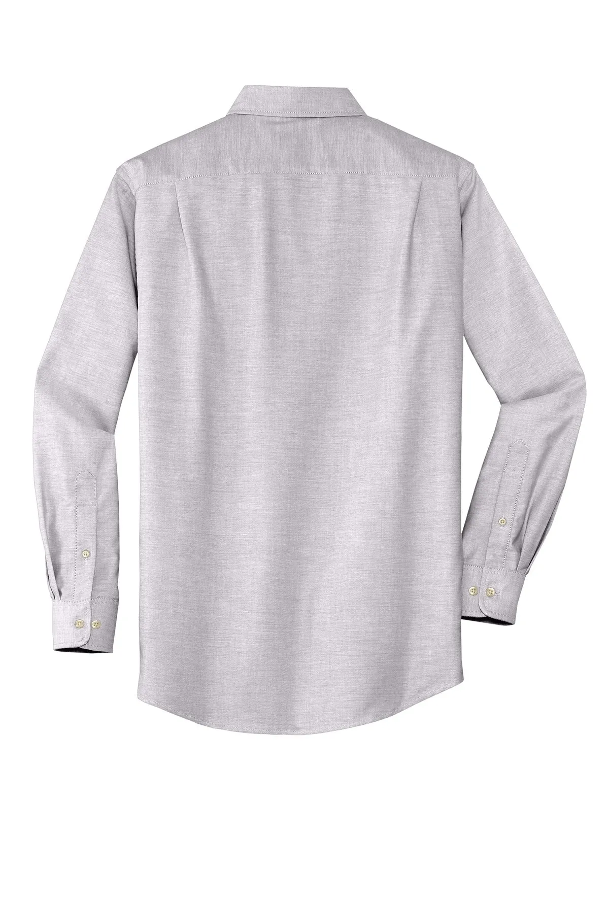 Port Authority SuperPro Oxford Shirt. S658 Gusty Grey