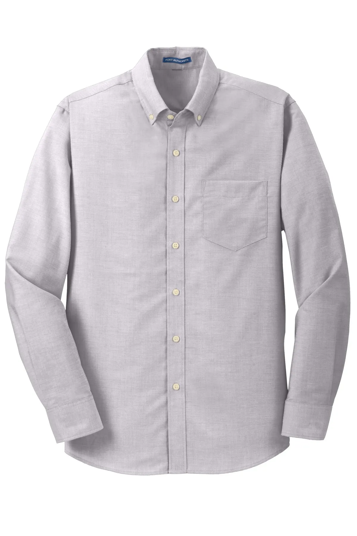 Port Authority SuperPro Oxford Shirt. S658 Gusty Grey