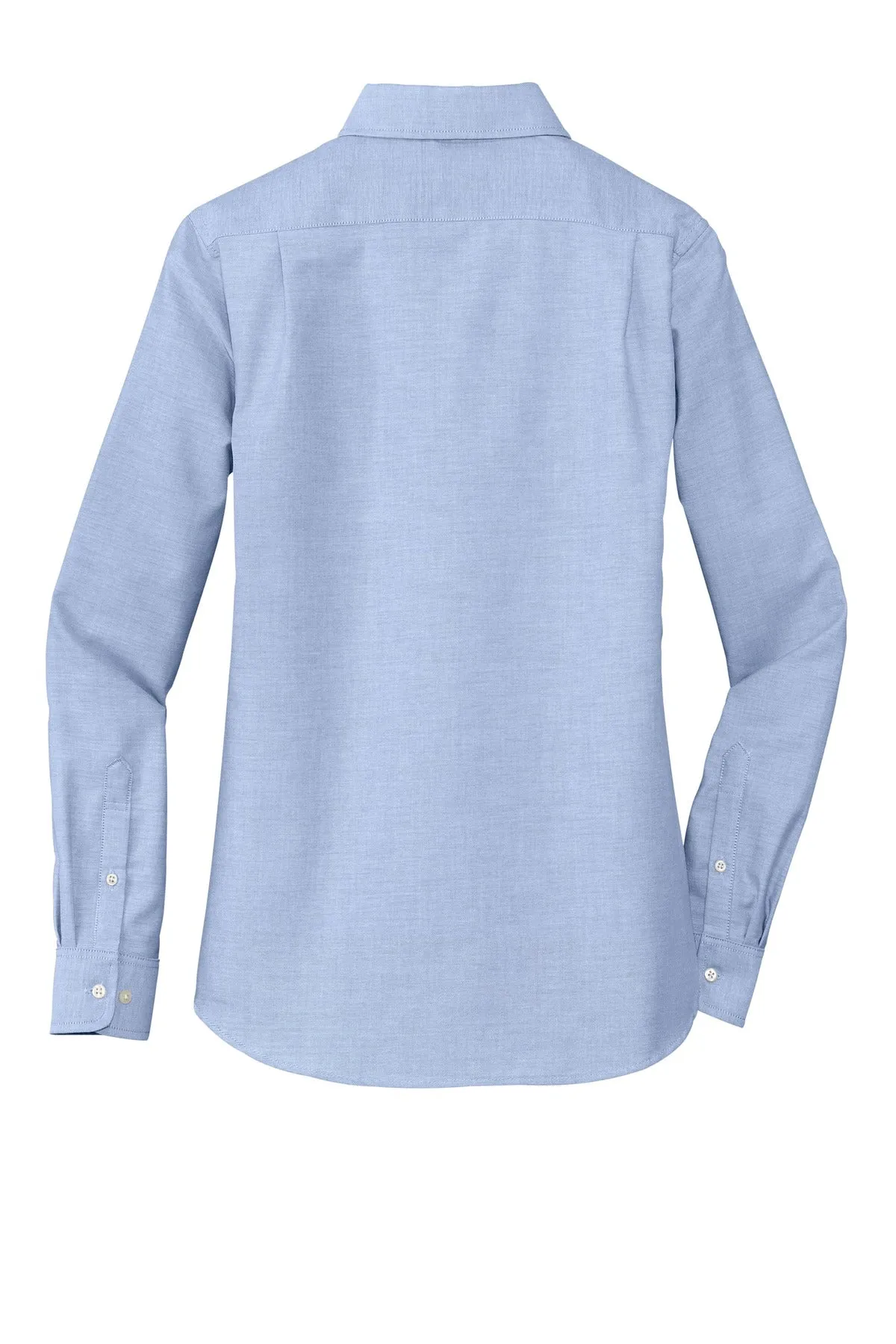 Port Authority Women's SuperPro Oxford Shirt. L658 Oxford Blue