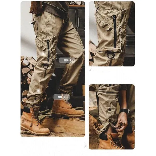 Praktische Eleganz: Die Multi-Taschen Cargo-Hose für Herren