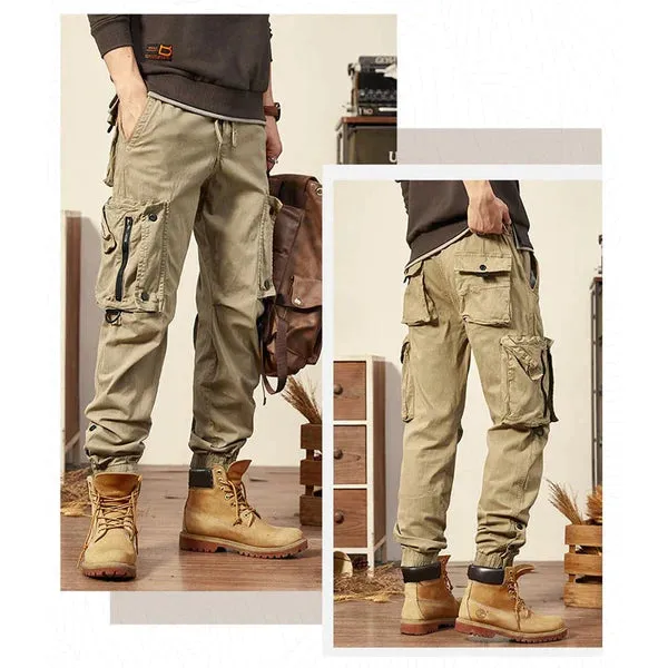 Praktische Eleganz: Die Multi-Taschen Cargo-Hose für Herren