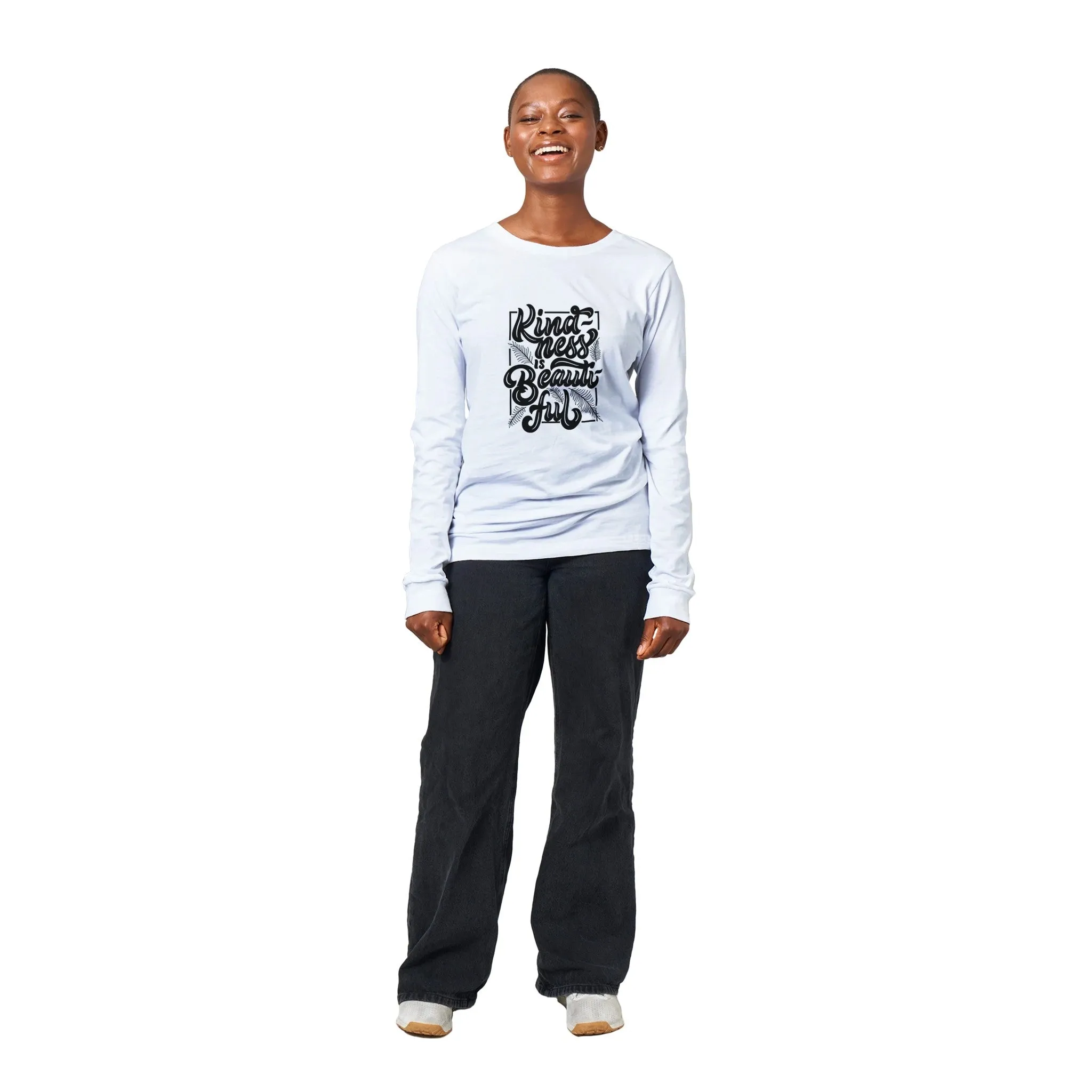 Premium Unisex Longsleeve T-Shirt - "Kindness is Beautiful"