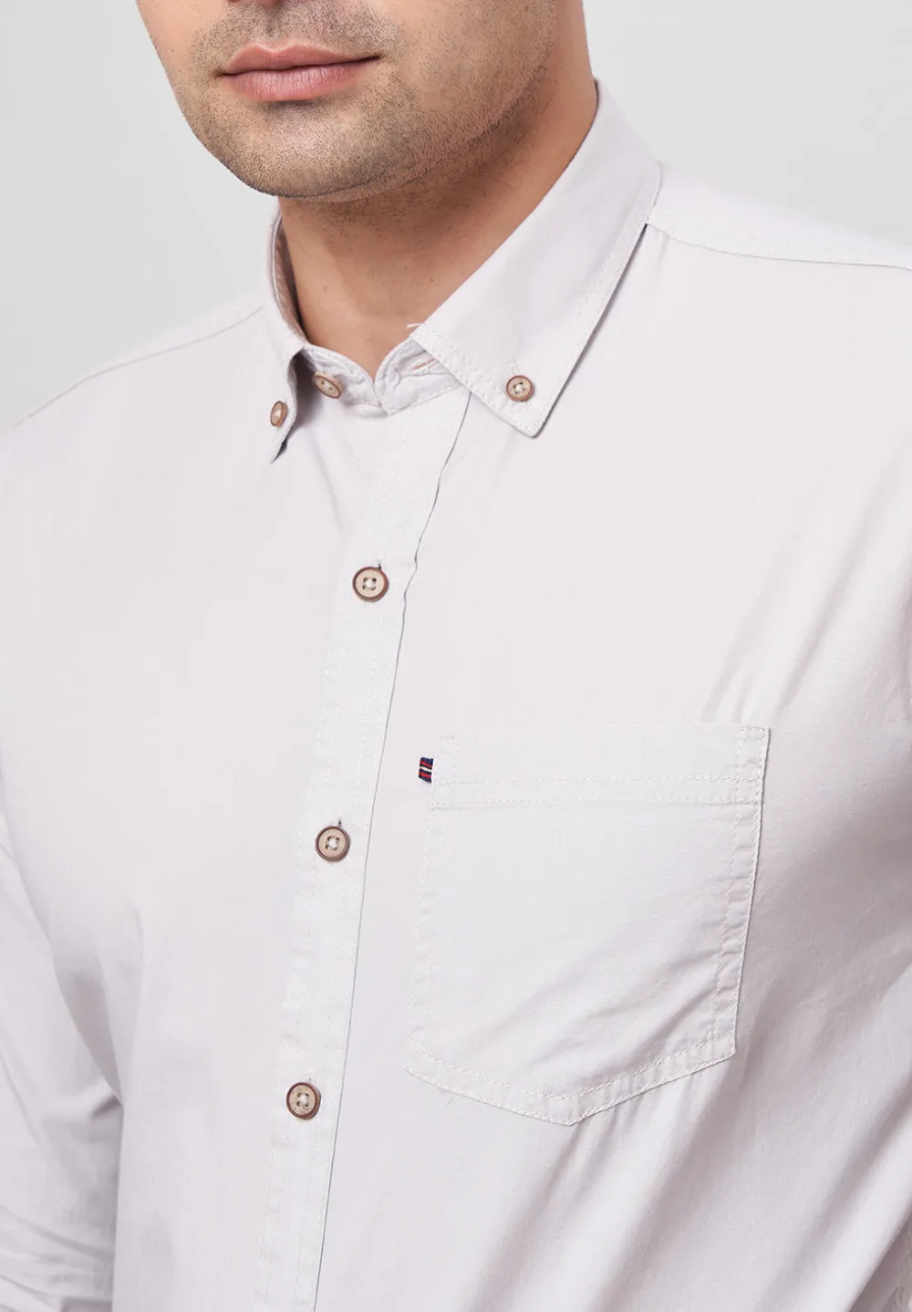 Pure Cotton Formal-Slim Fit Shirt - S42426