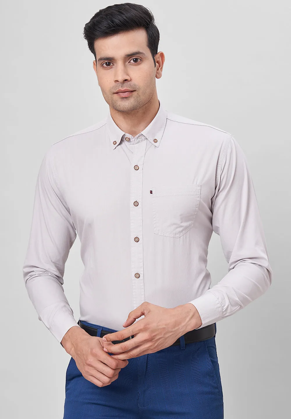 Pure Cotton Formal-Slim Fit Shirt - S42426