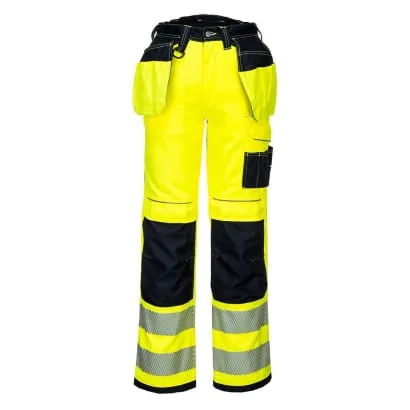 PW3 Hi-Vis Holster/Kneepad Pocket Work Trousers Class 2 Portwest T501 RIS 3279