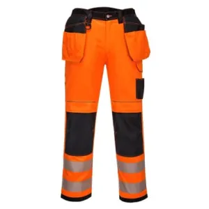 PW3 Hi-Vis Holster/Kneepad Pocket Work Trousers Class 2 Portwest T501 RIS 3279