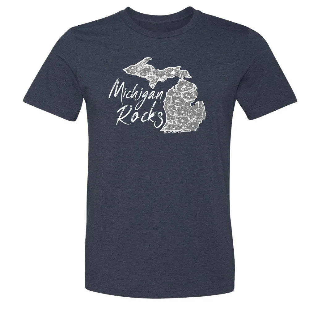 "Michigan Rocks Petoskey Stone" Youth T-Shirt